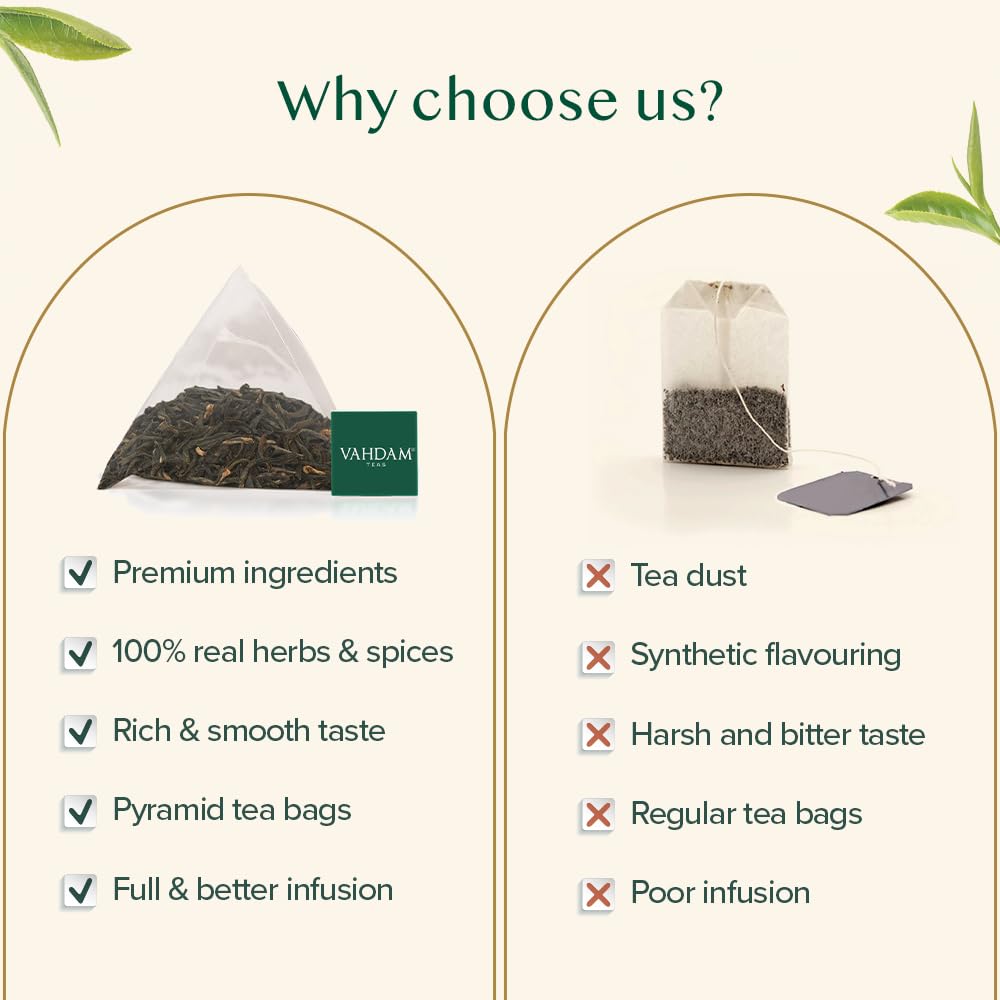 VAHDAM, Earl Grey Black Tea Bags (100 Count) Medium Caffeine, Non GMO, Gluten Free | Citrus Bergamot & Smooth | Resealable Ziplock Pouch | Plant Based Tea Bags