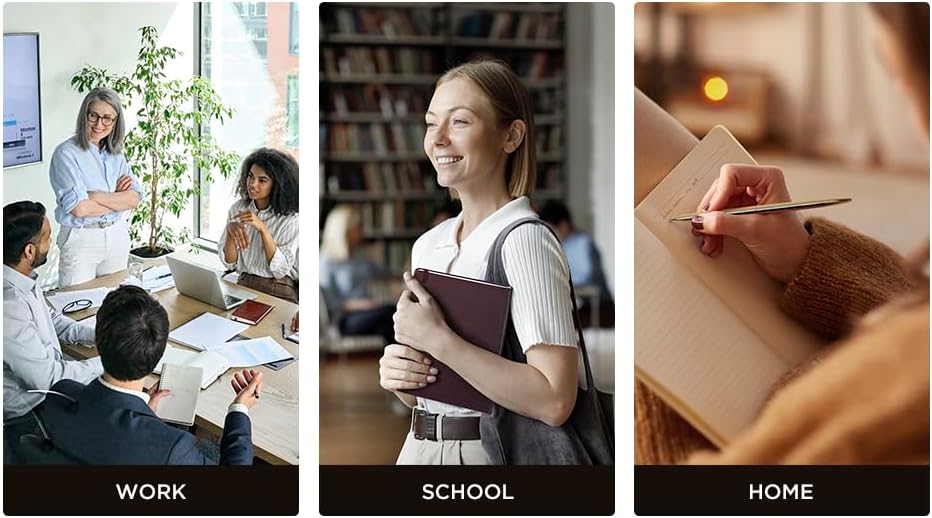 &And Per Se Lined Journal Notebook, 160 Pages, A5 5.7 x 8 inches College Ruled Thick Paper Notebook Journals for Writing, Hardcover Notebooks for Women Men Office School (1 Pack, Lavender)