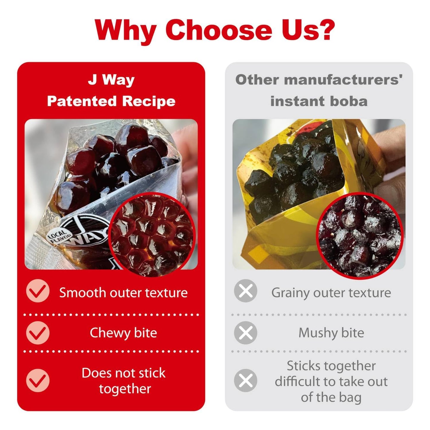 J WAY Instant Boba Bubble Pearl Milk Tea Kit with Authentic Brown Sugar Tapioca Boba, Ready in Under One Minute, Paper Straws Included - 3 Servings