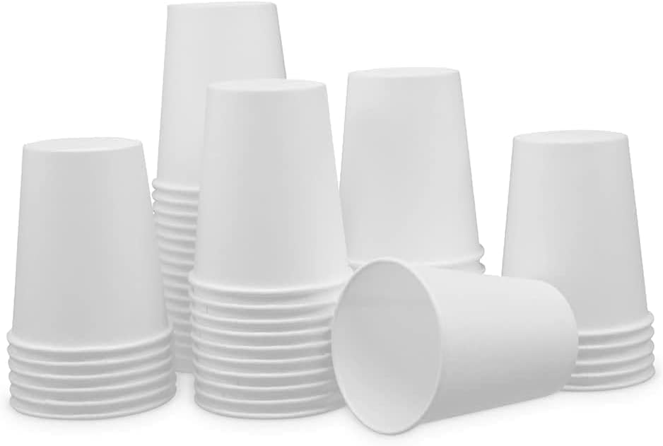 Paper Cups 8 oz 1000 Pack for Coffee & Tea Made in USA | Bulk 1000 Count for Home, Office, Restaurants & Parties | Recyclable Disposable 8 Ounce To-Go Cups for Hot Drinks