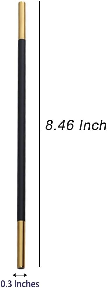 Stainless Steel Reusable Metal Straws,Extra Long Reusable Metal Straws,Metal Drinking Straws,Straight,Black gold,5 Pieces.