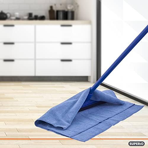 Superio Microfiber Squeegee Towel Extra Large Miracle Cloth 20 x 30 Streak Free Microfiber Floor Cloth-Rag for Cleaning House, Kitchen, Bathroom-Scratch Free