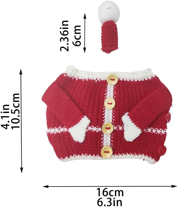 Tea Cozy Suitable for a 600ml,20oz Tea Pot,Teapot Warmer -100% Acrylic Fibers Filling,Two Piece (Christmas)