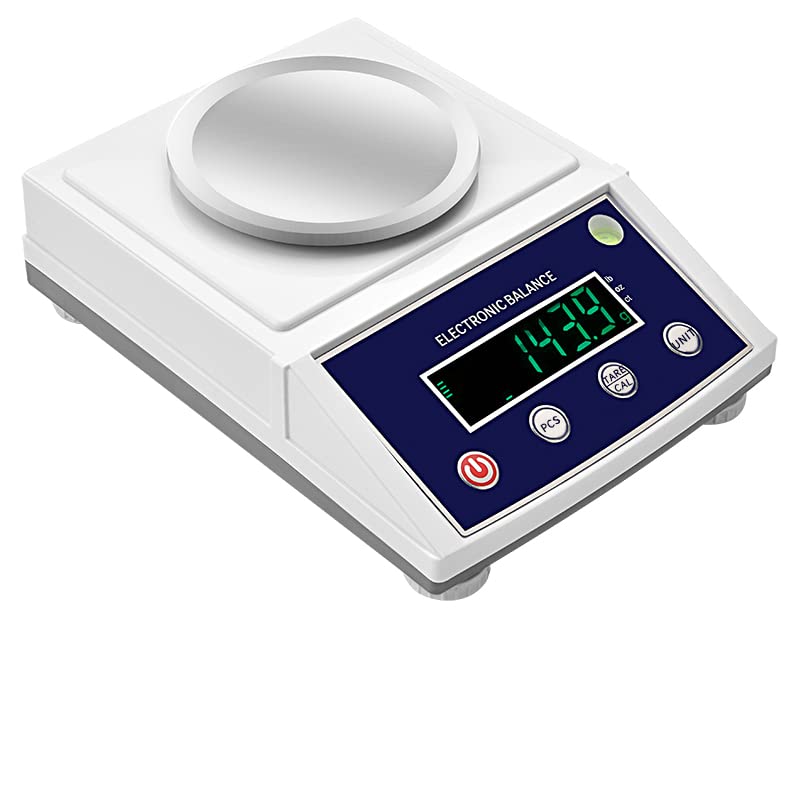 Hochice High Precision Lab Gram Counting Scale Scientific Analytical Laboratory Balance Digital Electronic Scale Jewelry Scales 3000gx0.01g Accurate with RS232 Port&Windshield