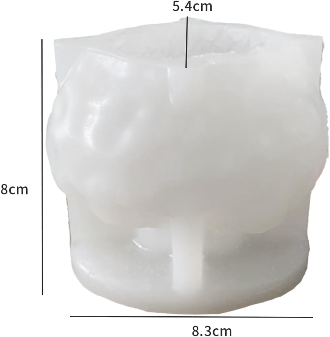 Rose Flower Heart Peony Resin Casting - Resin Casting Silicone Molds for Home Decor & Candle Making Wave Spiral Mold