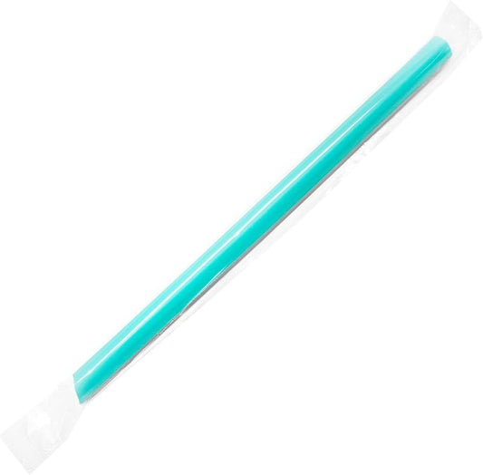 Karat [1,600 ct] 9" Boba Straws (10mm Diameter), Individually Wrapped, Assorted Solid Colors (C9060s)