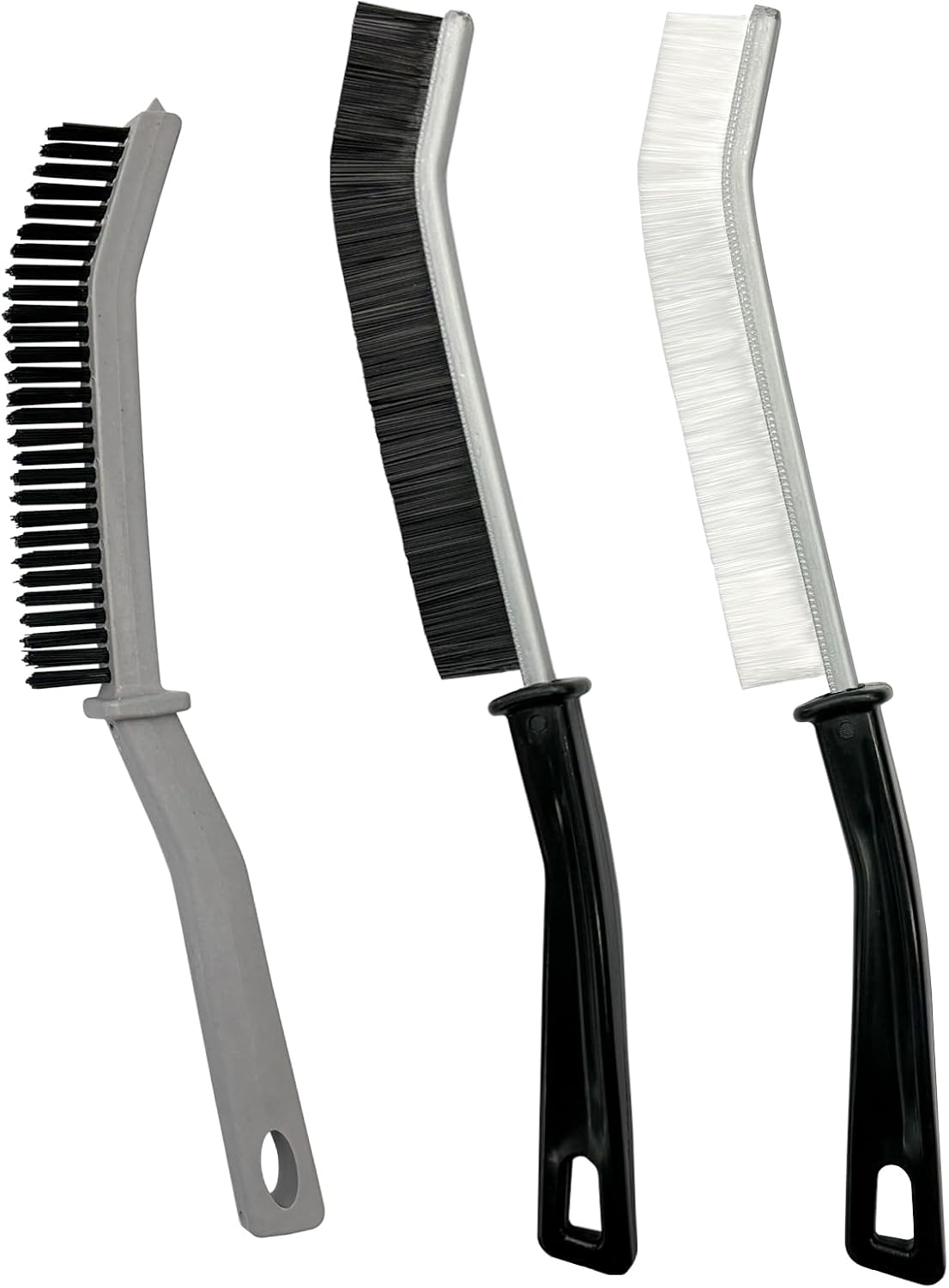 Crevice Cleaning Brush, Hard-Bristled Gap Scrub Brush, Toilet Gap Cleaning Brush Tool, for Scrub Small Spaces, Kitchen, Bathroom, Corner, Grout, Sink, Window Tracks, Hinges, 3pcs