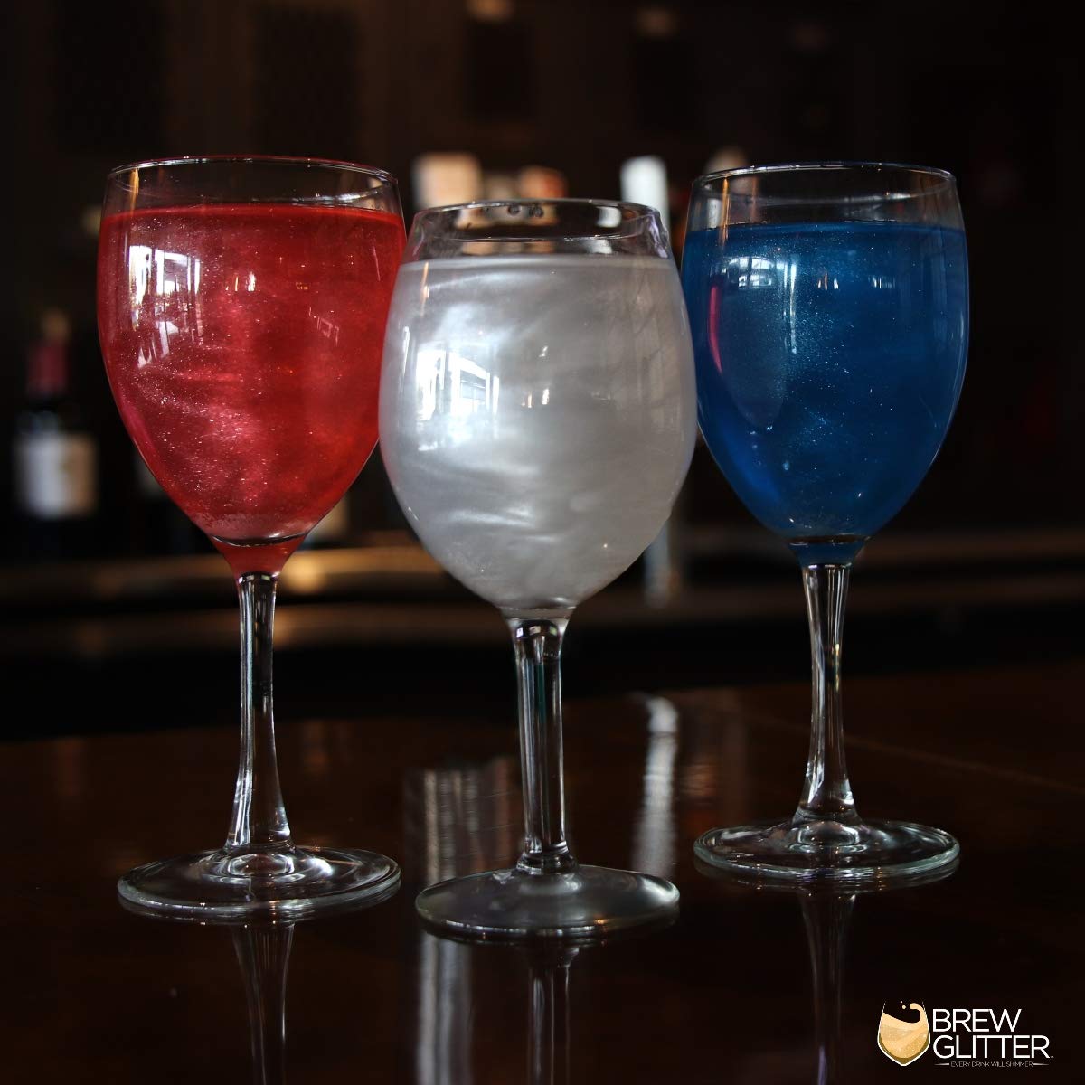 White BREW GLITTER Edible Glitter For Drinks, Cocktails, Beer, Garnish Glitter & Beverages | KOSHER & HALAL Certified | 100% Edible & Food Grade | Vegan, Gluten, Nut Free (50g, White)