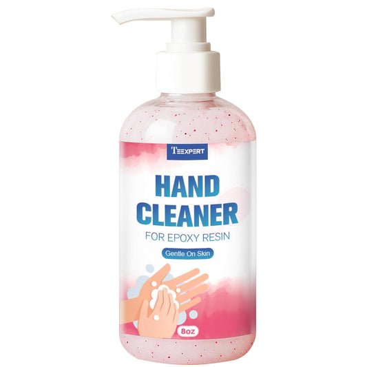 Teexpert Resin Remover Gel 8OZ Hand Cleaner For Epoxy Resin All-Natural Gentle & Moisturizing Hand Cleanser Ideal for Removing Uncured Resin Molds Tools