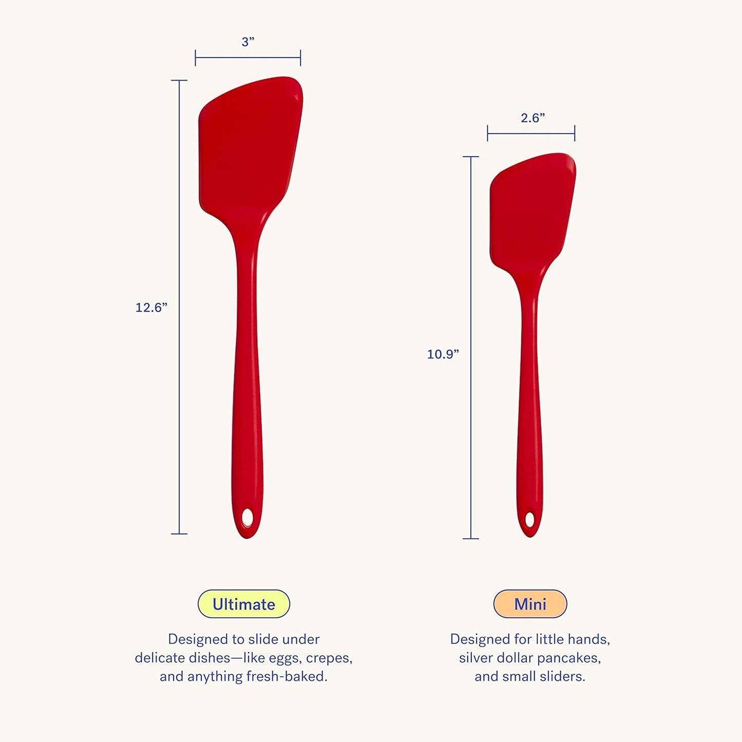 GIR Get It Right Premium Silicone Spatula Turner (Sage), Ultimate - 13 IN - Sparula