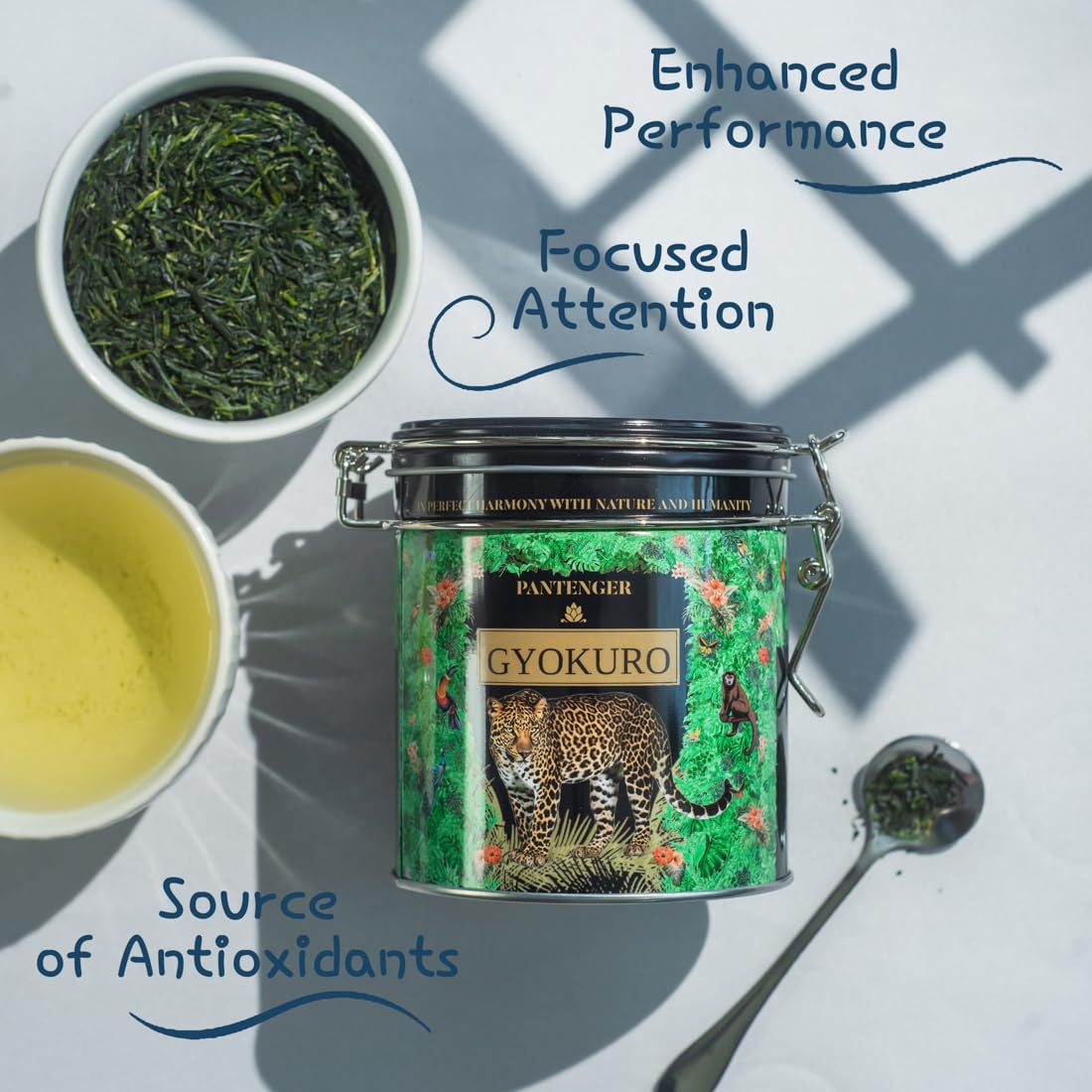 Organic Gyokuro | Loose Leaf - 3 OZ |Shaded Green Tea from Japan - First Flush | USDA - JAS Organic. By Pantenger.