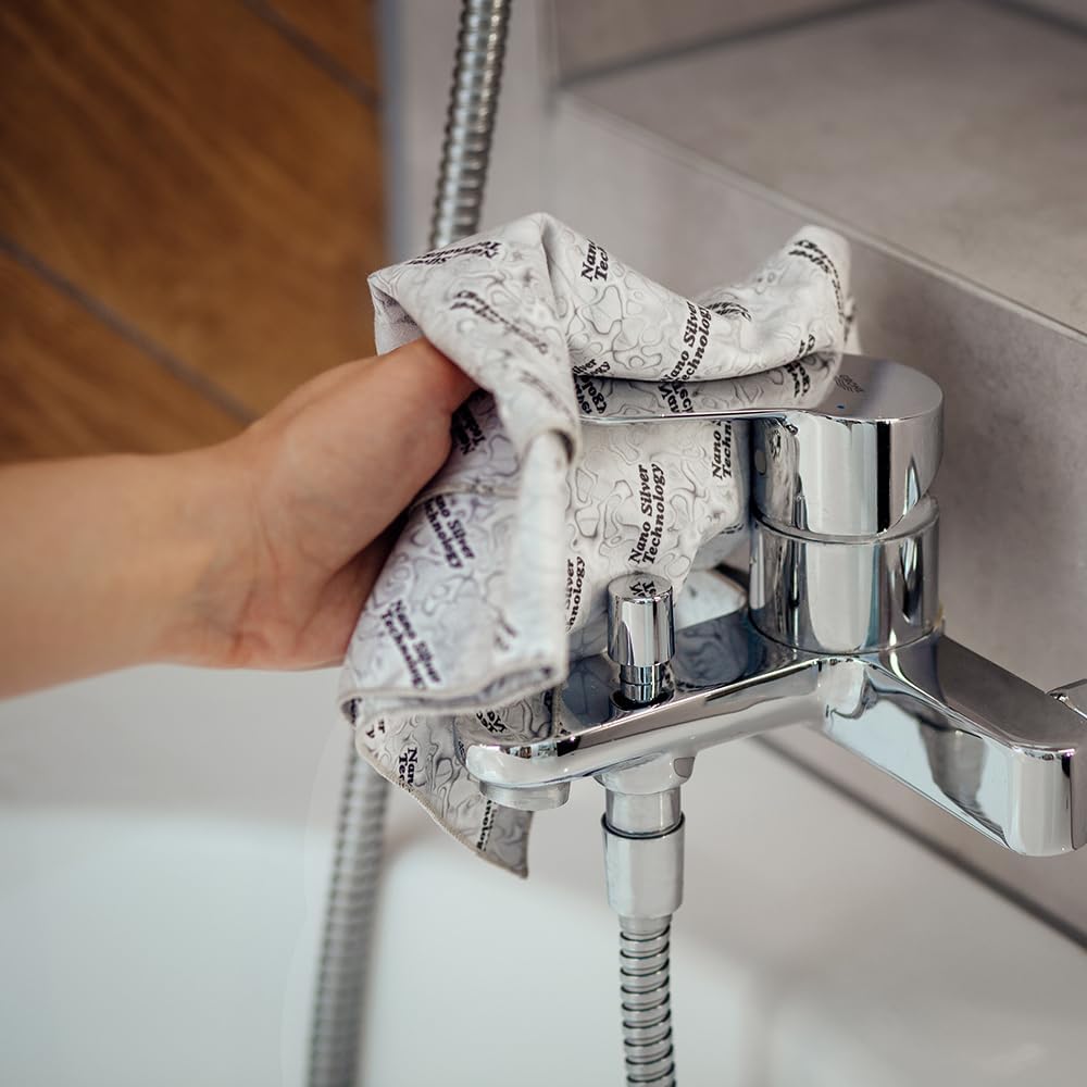 Sunbeam Cloth – Multipurpose Reusable Cleaning Cloth for Glass, Furniture, Floors, and More (Gray, Large)