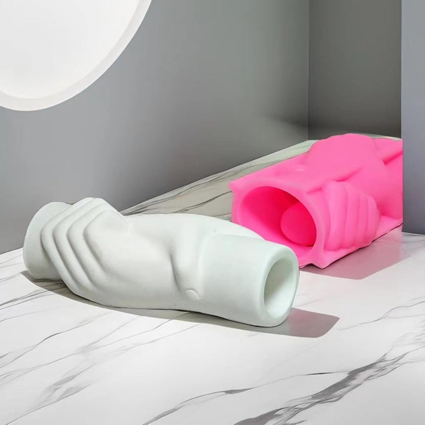 Hand in Hand Vase Cement Clay Mold Plaster Flower Pot Silicone Mold Concrete Succulent Flowerpot Pen Holder Epoxy Resin Mold