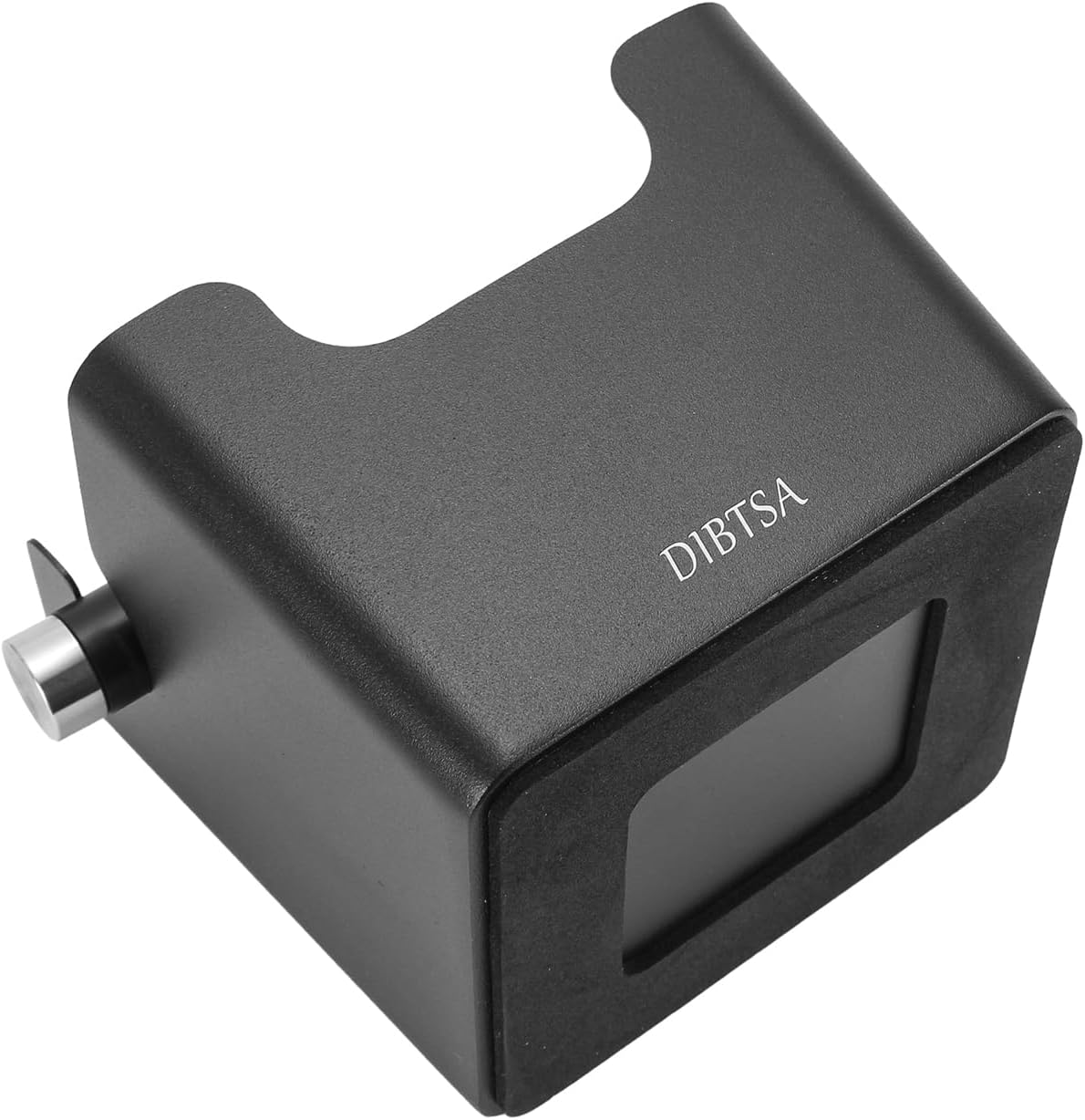 Knock Box Espresso, Stainless Steel Knock Box for Coffee Grounds, with Removable Rubber Bar and Anti-slip Pad, Small, Black