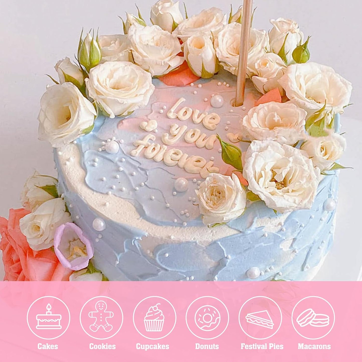 Twisweet Edible Pearl Sprinkles for Cake Decorating 12oz, Gold Silver White and Black Pearls Mix Sugar Sprinkles for Baking, Cake Topper Ice Cream Cupcake Cookie Dessert Decorations Birthday Wedding Valentines Christmas Supplies