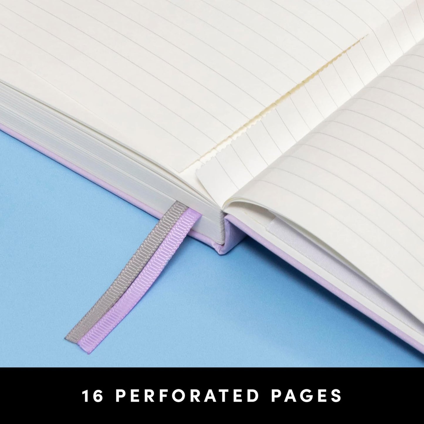 PAPERAGE Lined Journal Notebook, (Yellow), 252 Pages, Medium 5.6 in x 8 in - 100 GSM Thick Paper – Hardcover Journaling Notebook for Work, School & Note Taking