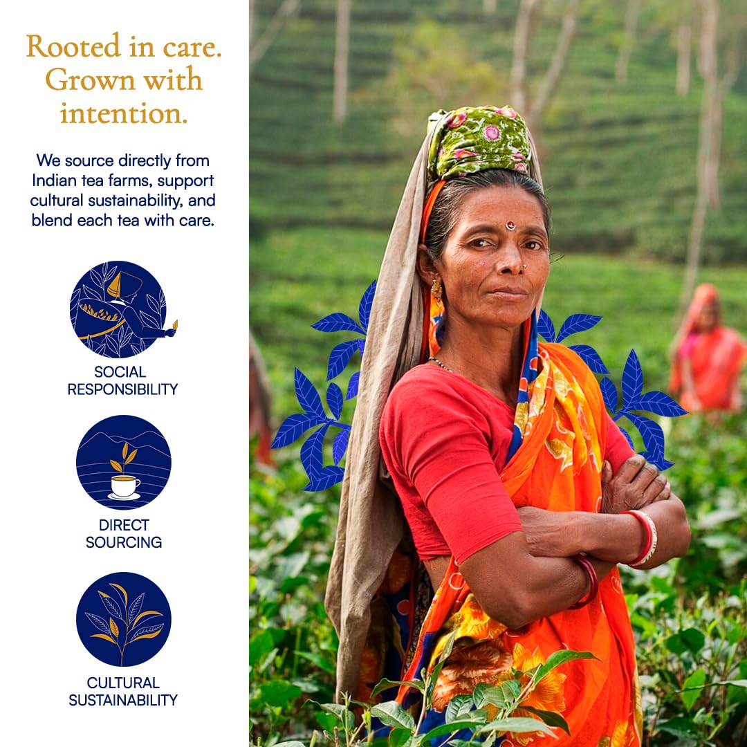 Herbs & Kettles Masala Chai Boba Kit | Assam Black Tea with Ginger, Cardamom, Cinnamon, Cloves & Black Pepper + Chewy Tapioca Pearls | DIY Bubble Tea Kit with Reusable Straws & Easy Instructions