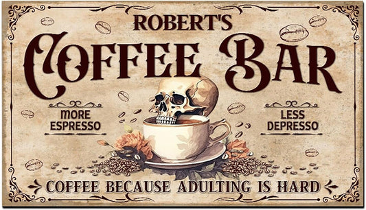 THUYPT Personalized Absorbent Coffee Mat for Counter, Coffee Drying Mat Coffee Bar Accessories, Kitchen Counter Coffee Maker Coffee Station Decoration (03)