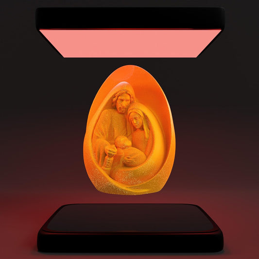 Nativity Scene Candle Mold - Resin Casting Silicone Molds for Home Decor & Candle Making Wave Spiral Mold