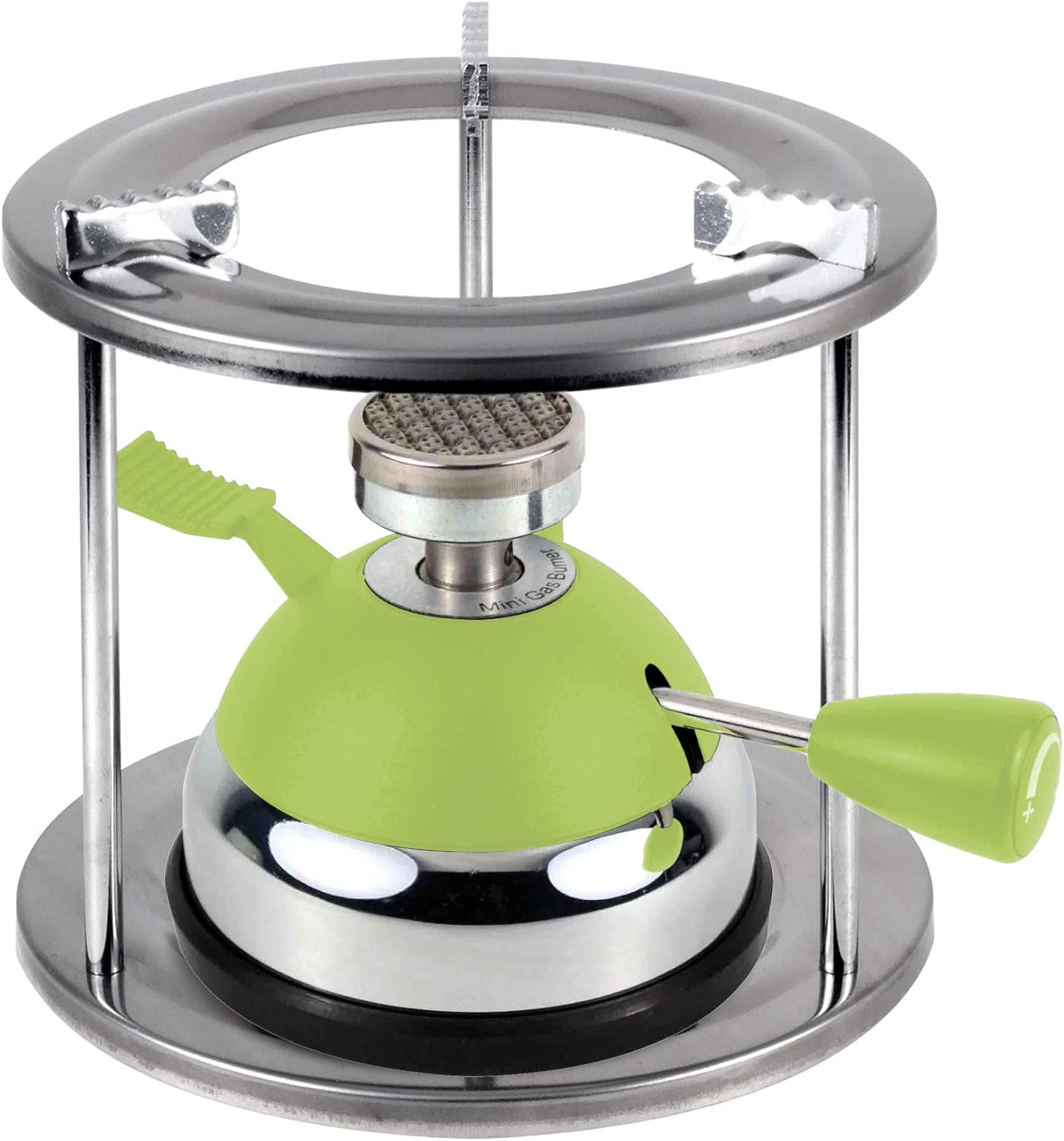 BLUEFIRE Butane Mini Burner for Tabletop Coffee Siphon Syphon/w Furnace Stand and Assembly Rack Ceramic Windproof Torch Head Portable Cooking Stove Espresso Maker Chafing Soup Tureens Fondue