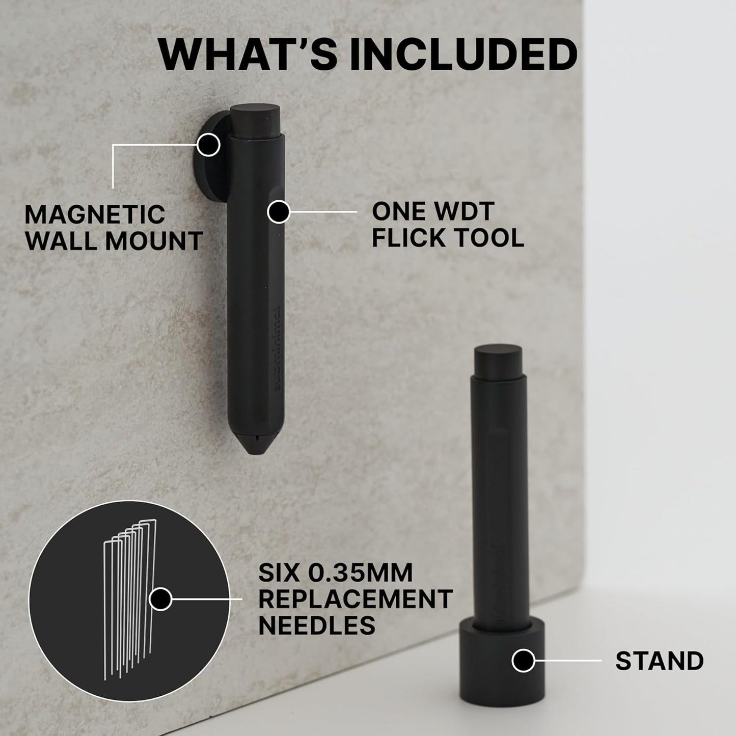 Subminimal Flick WDT Espresso Distribution Tool - Stirrer Tool For Barista-Grade Precision Brewing - Tamper With Retractable Needles - Coffee & Espresso Machine Parts & Accessories