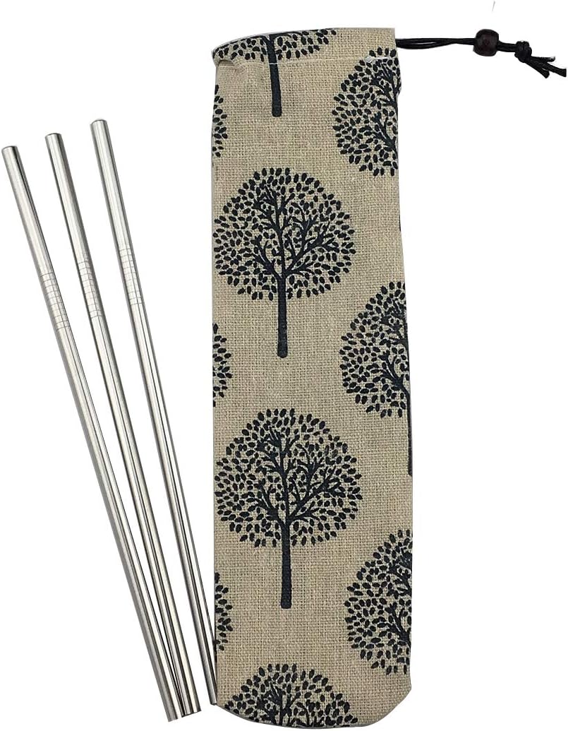 JASHII Matte Long Handle Spoon Cocktail Mixing Stirring Spoons Iced Tea Coffee Spoons with 8.6 inch Long Handle Brushed SUS304 Stainless Steel, 6-Piece