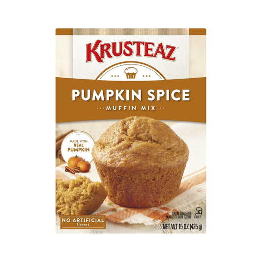 Krusteaz Pumpkin Spice Muffin Mix, 15 oz Box