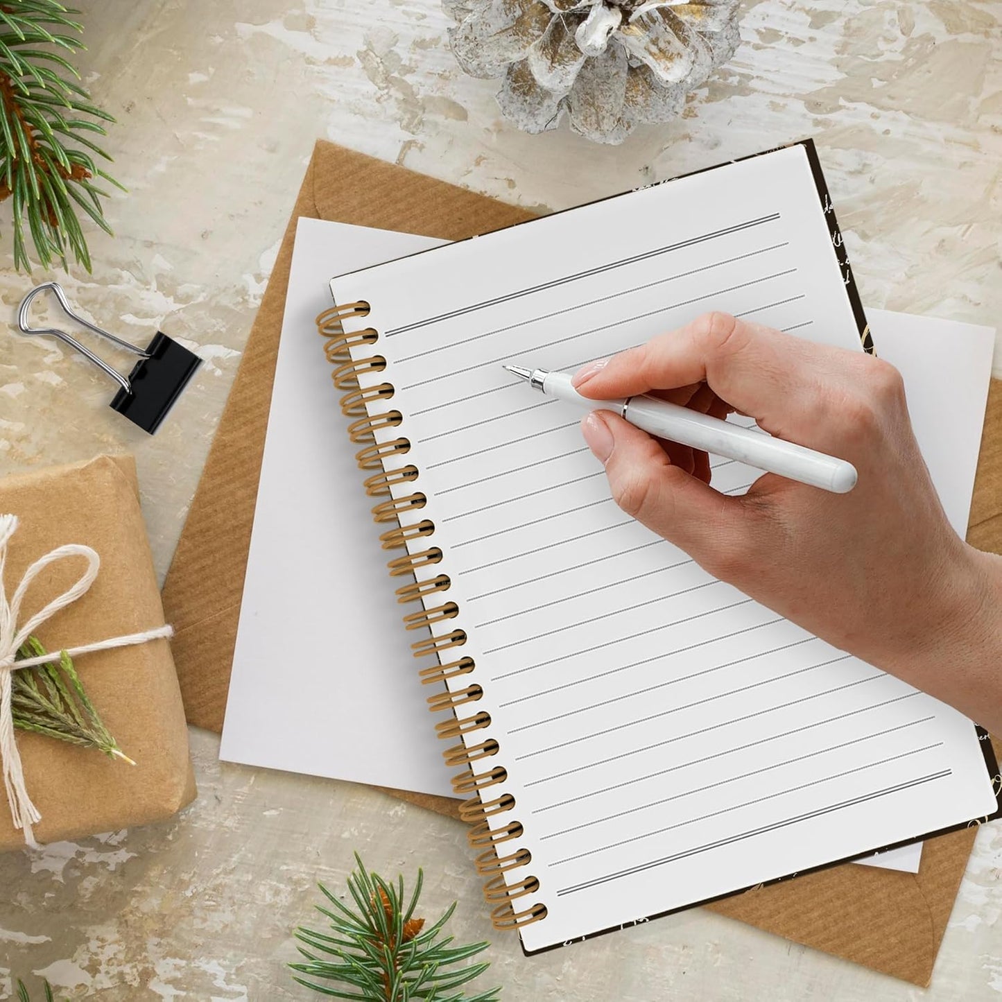 Retro Coffee Spiral Notebook, Coffee Themed Journal Notebook, Coffee Butterfly Notebooks for School Work, Coffee Tasting Office Supplies Gifts for Coffee Lovers Women Men, 5.5x8.3 Inch