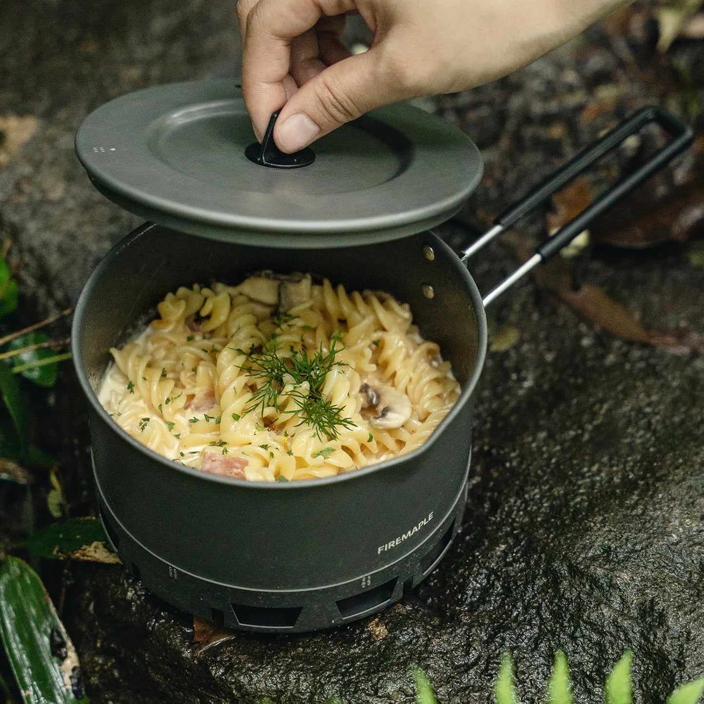 Fire-Maple Petrel Ultralight Pot- High Efficiency Aluminum Camping and Backpacking Pot with Heat-Proof Handle, Portable and Compact