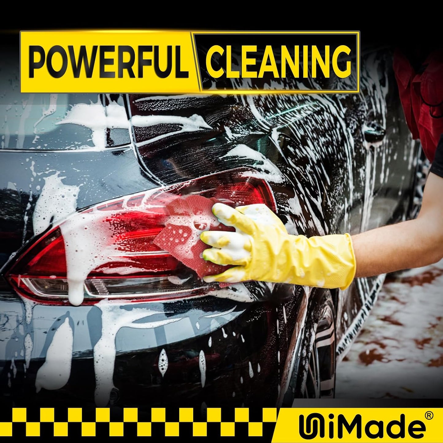 Shop Towels, 100 Pack Commercial Grade Work Rags Microfiber Towels for Cars Cleaning Rag Bulk Detailing Cloth for Automotive Bar Mechanic Restaurant Garage Housekeeping, 11.5"x 11.5", Red