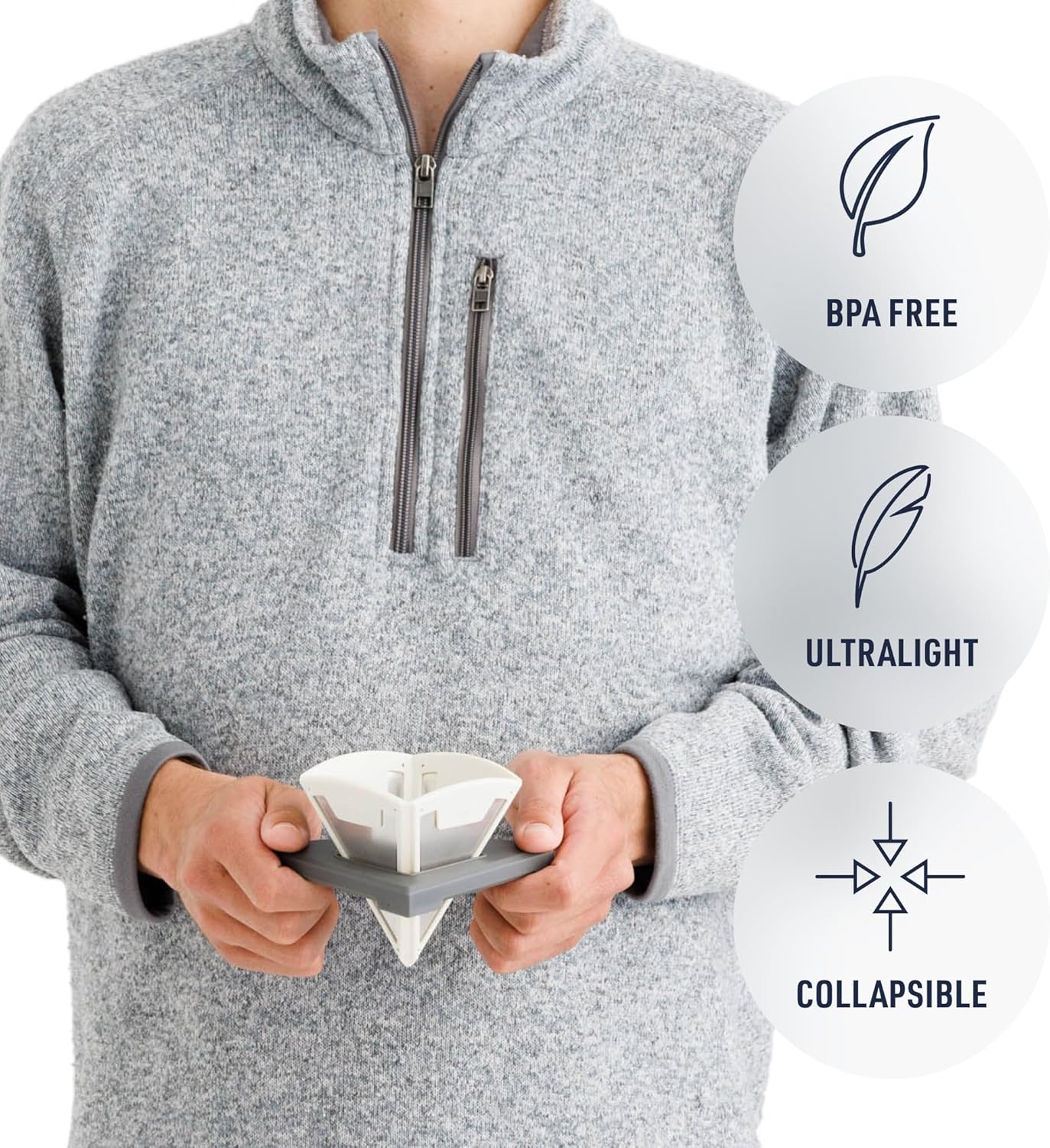 Sea to Summit Frontier UL Collapsible Pour Over Camping Coffee Brewer