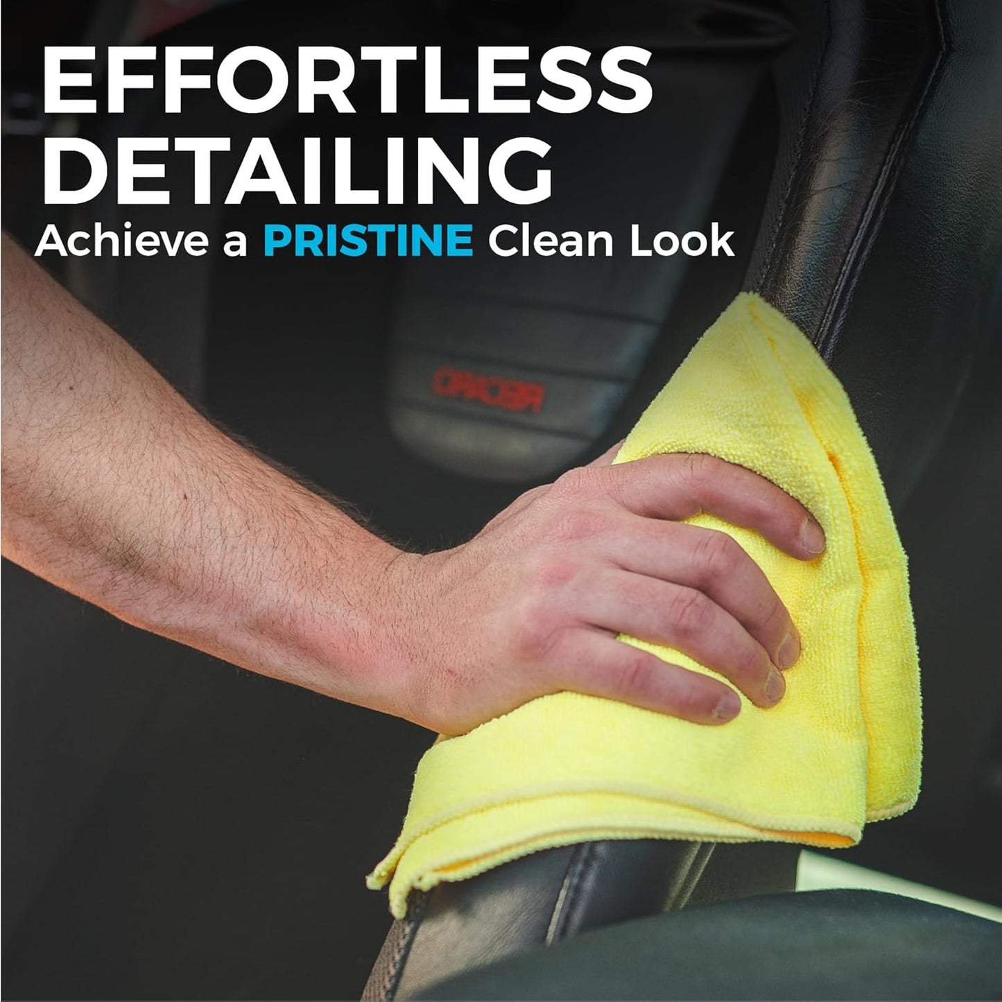 The Rag Company - All-Purpose Microfiber Terry Cleaning Towels - Commercial Grade, Highly Absorbent, Lint-Free, Streak-Free, Kitchens, Bathrooms, Offices, 300gsm, 10in x 10in, Grey (20-Pack)